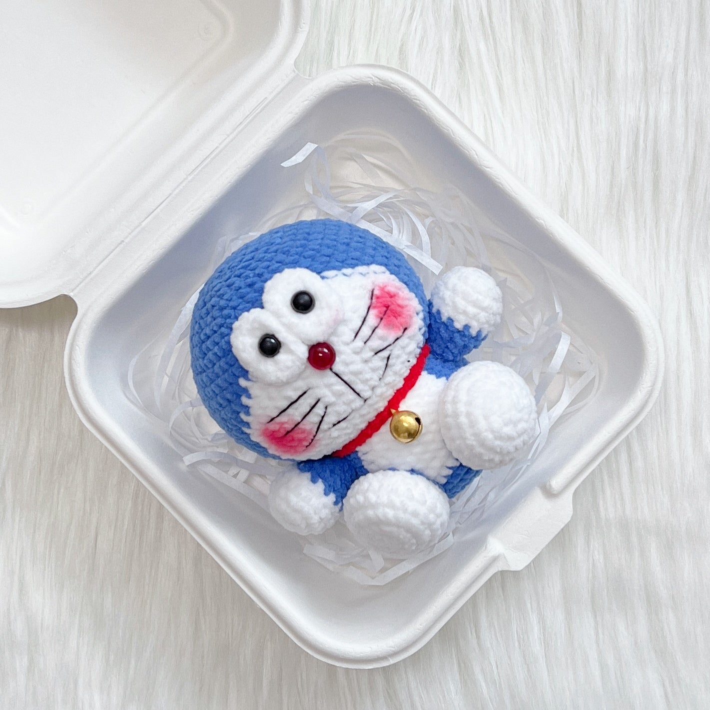 handicroft singapore crochet doraemon amigurumi plushie cartoon character