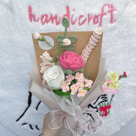 handicroft singapore handmade crochet flower bouquet love's gentle touch