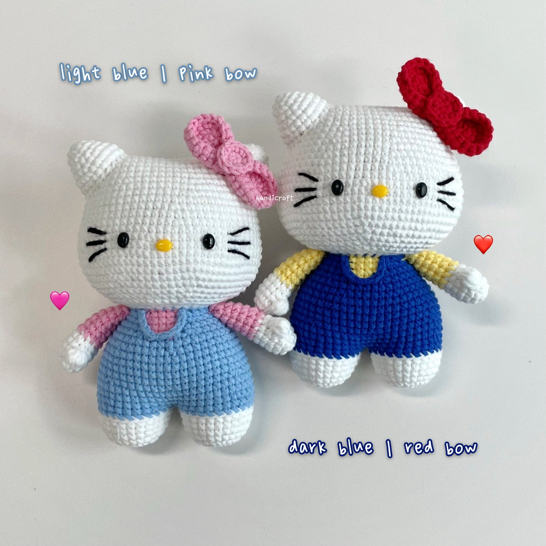 handicroft singapore handmade crochet sanrio hello kitty plush toy amigurumi