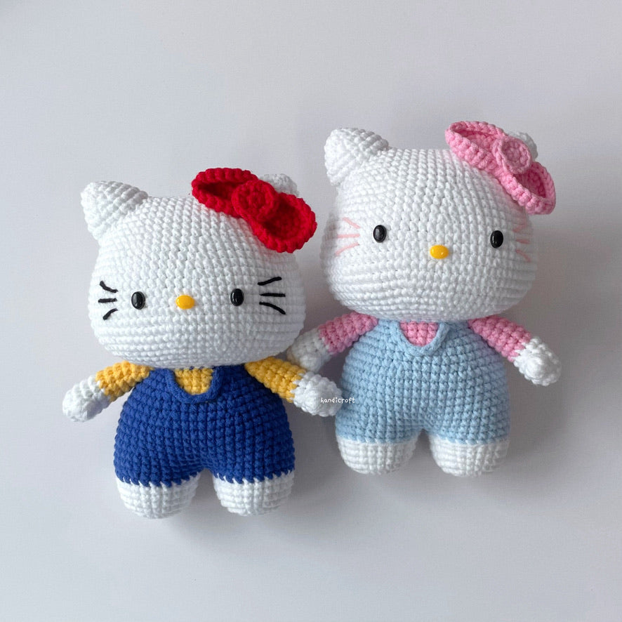 handicroft singapore handmade crochet sanrio hello kitty plush toy amigurumi