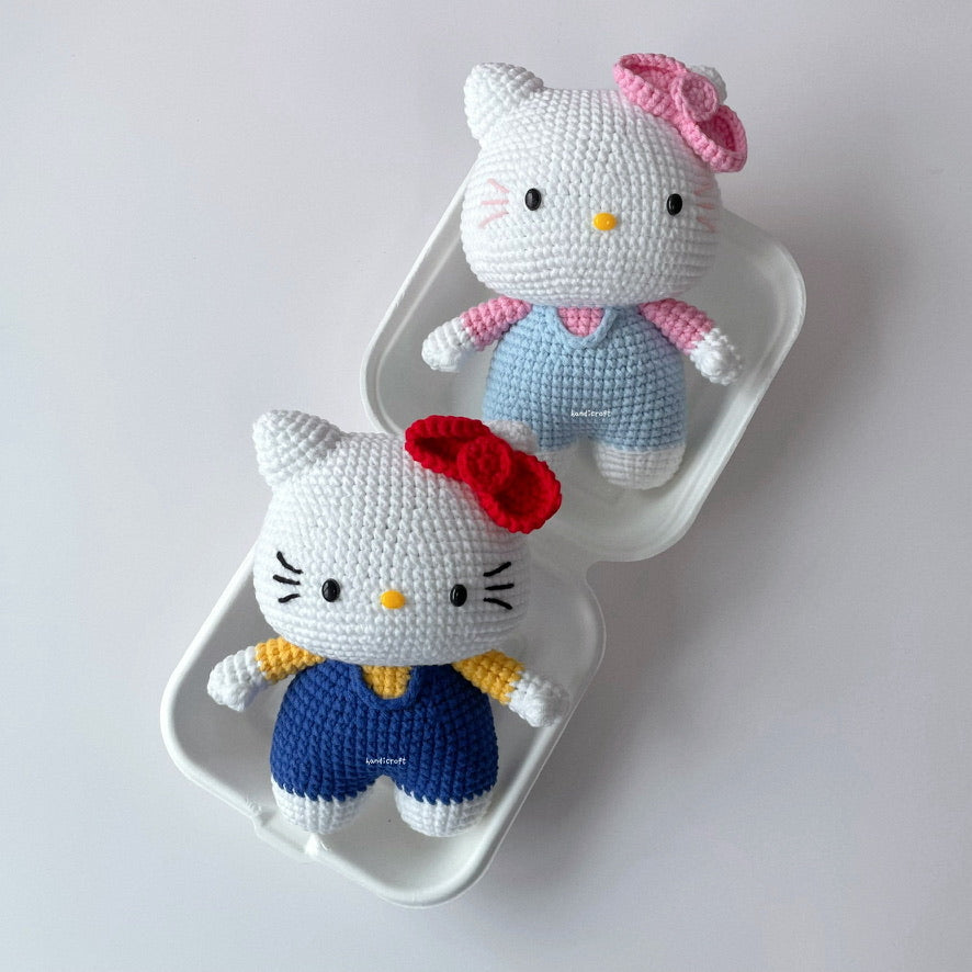 handicroft singapore handmade crochet sanrio hello kitty plush toy amigurumi