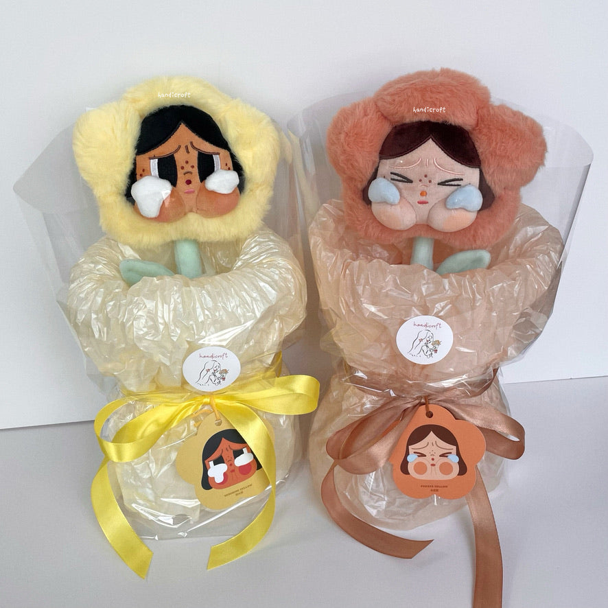 handicroft singapore popmart crybaby sad club series plush flower bouquet crybaby's bloom in 6 colours