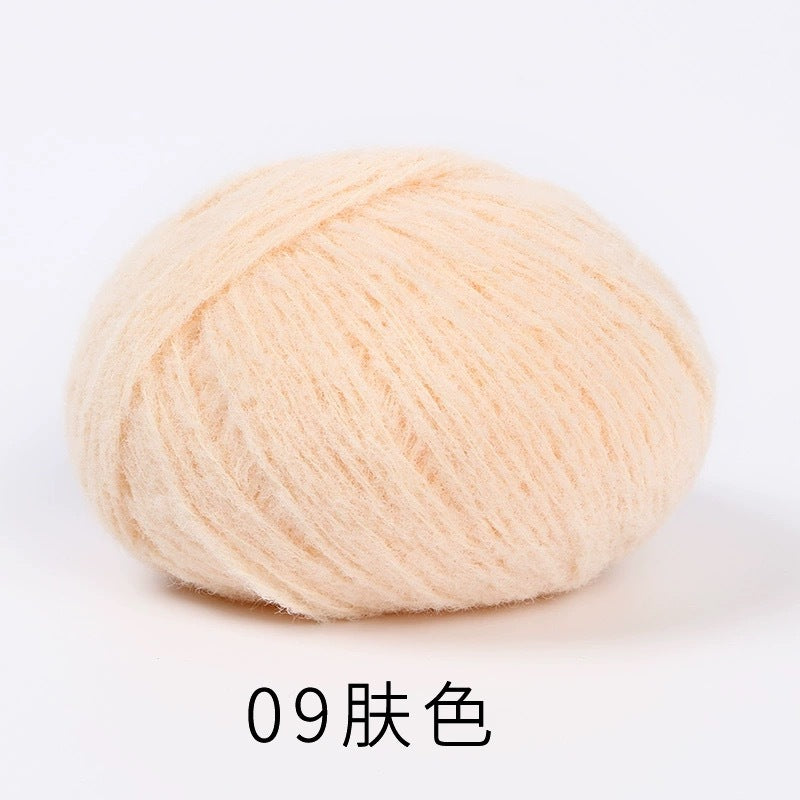 marshmallow sweet cotton candy yarn 40 colours 雪妃尔棉花糖手编线