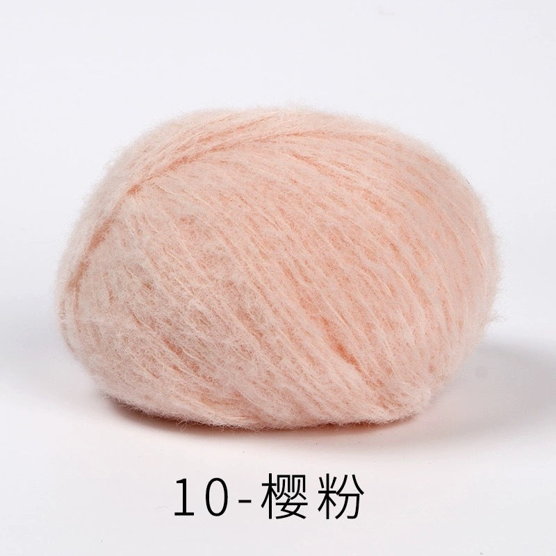 marshmallow sweet cotton candy yarn 40 colours 雪妃尔棉花糖手编线