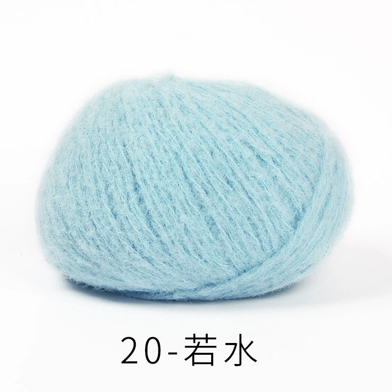 marshmallow sweet cotton candy yarn 40 colours 雪妃尔棉花糖手编线