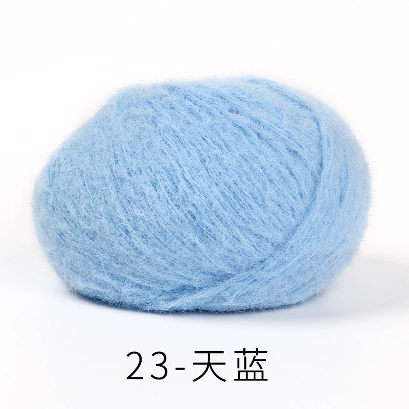 marshmallow sweet cotton candy yarn 40 colours 雪妃尔棉花糖手编线