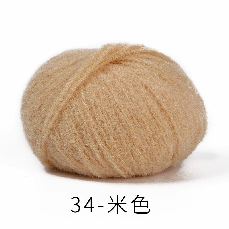 marshmallow sweet cotton candy yarn 40 colours 雪妃尔棉花糖手编线