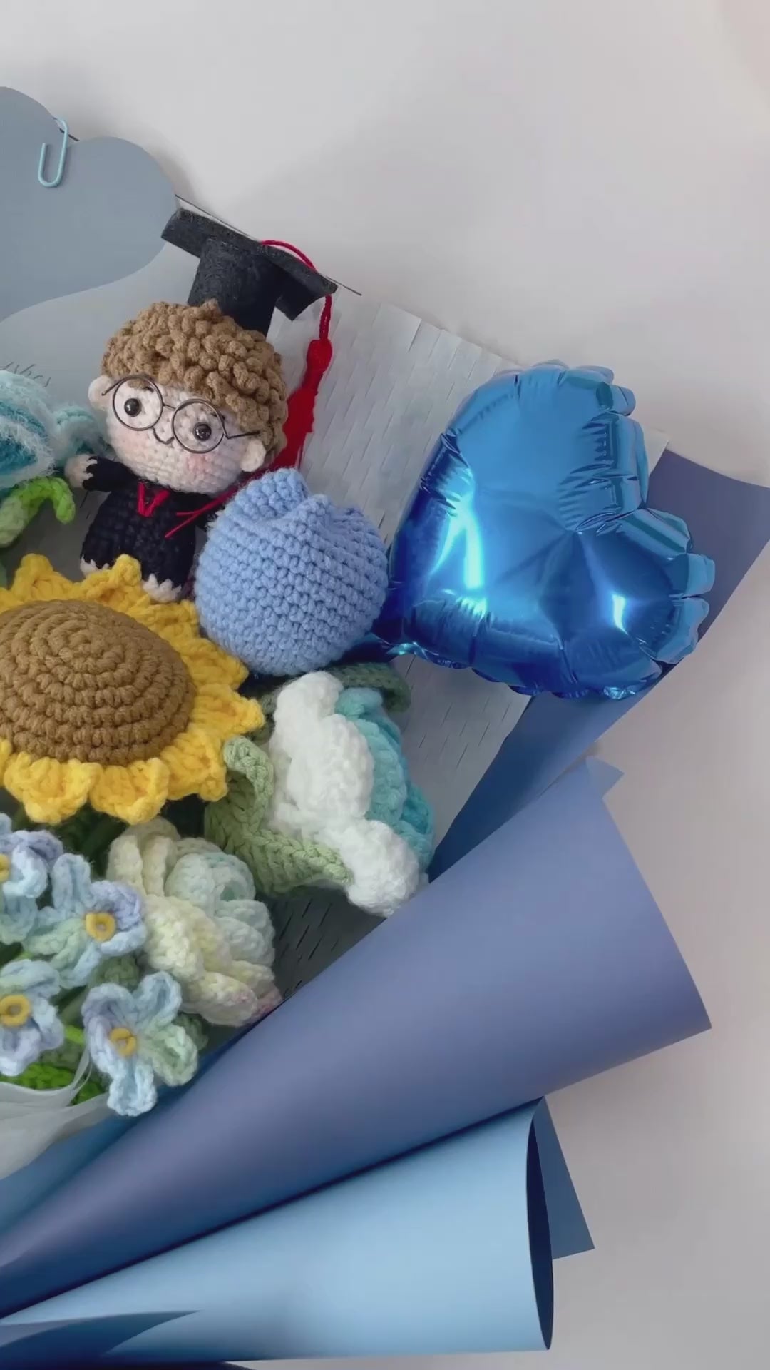 singapore graduation crochet flower bouquet waves of wisdom video