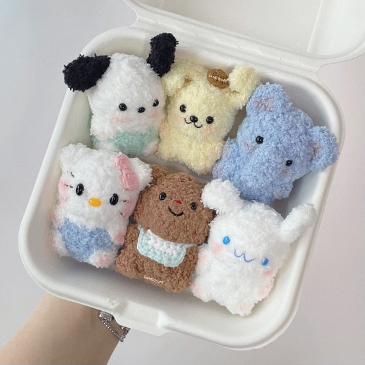 singapore handicroft handmade crochet mini amigurumi keychain blind box