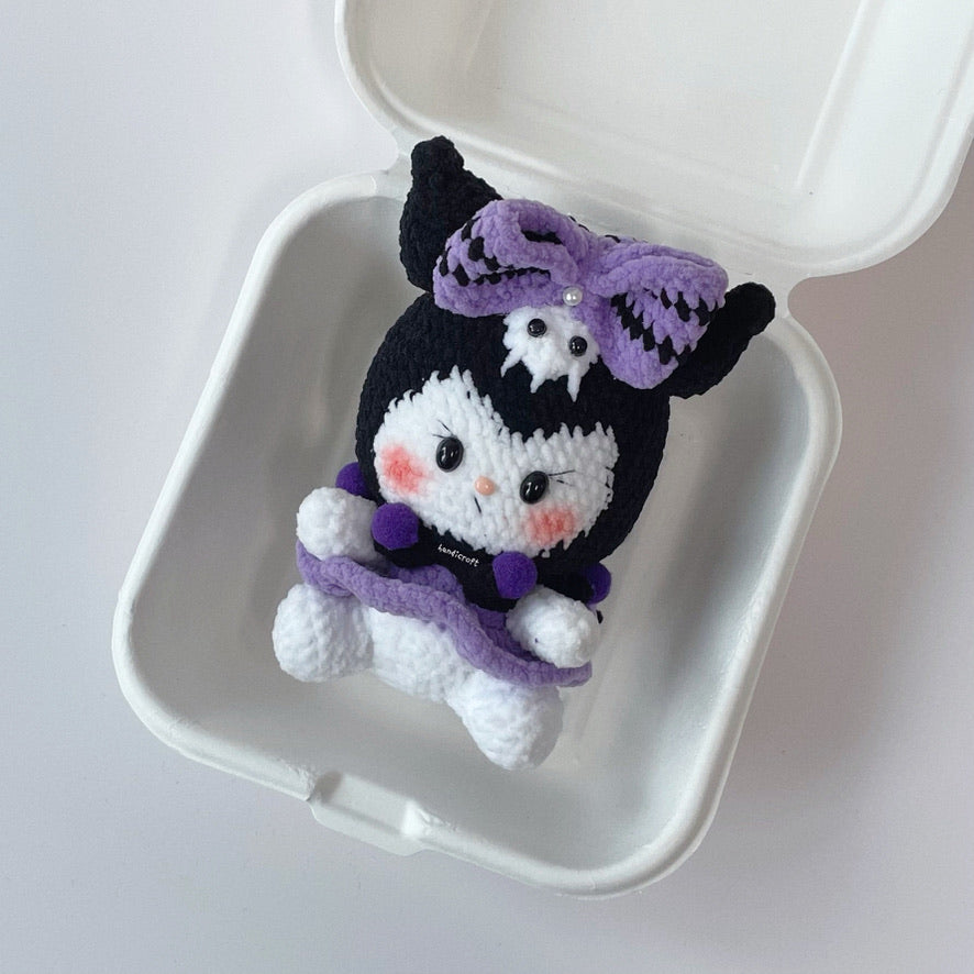 singapore handmade crochet sanrio kuromi amigurumi