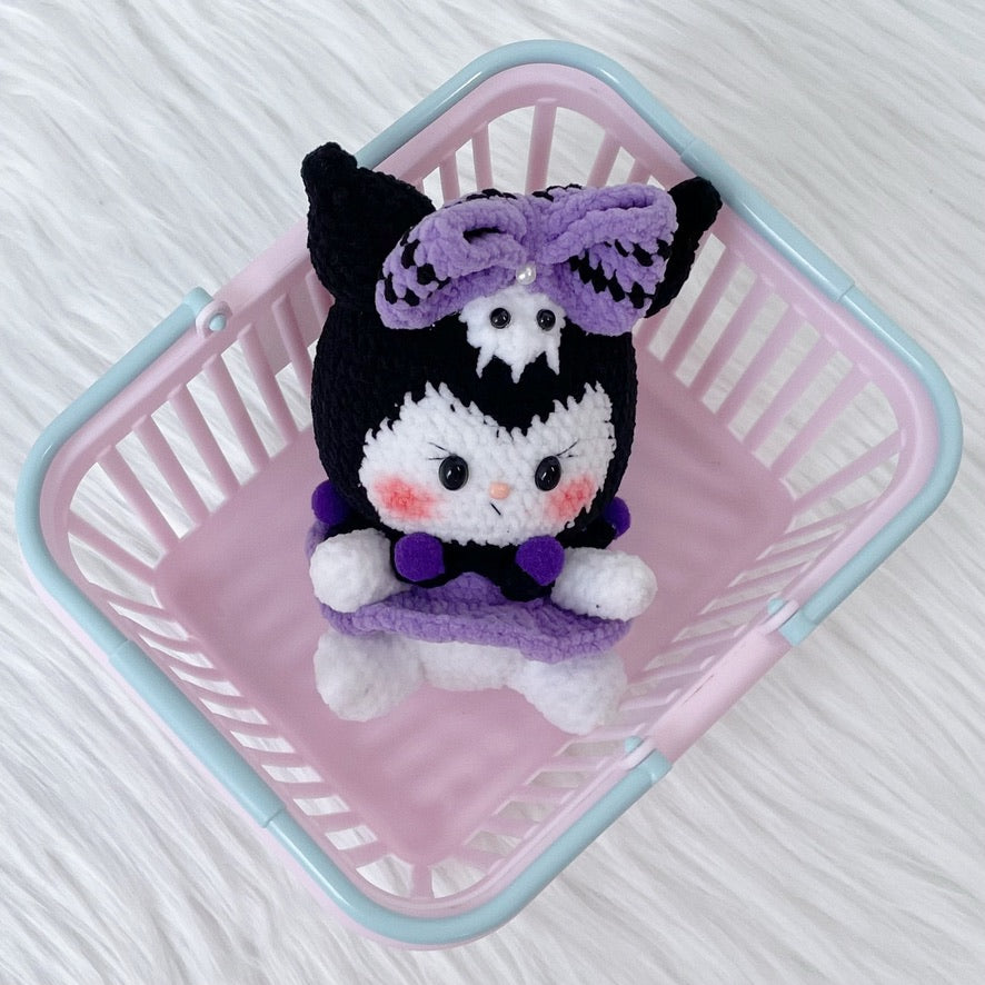 singapore handmade crochet sanrio kuromi amigurumi