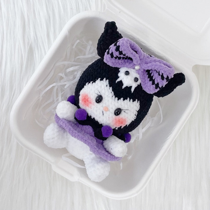 singapore handmade crochet sanrio kuromi amigurumi