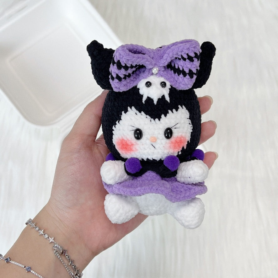 singapore handmade crochet sanrio kuromi amigurumi