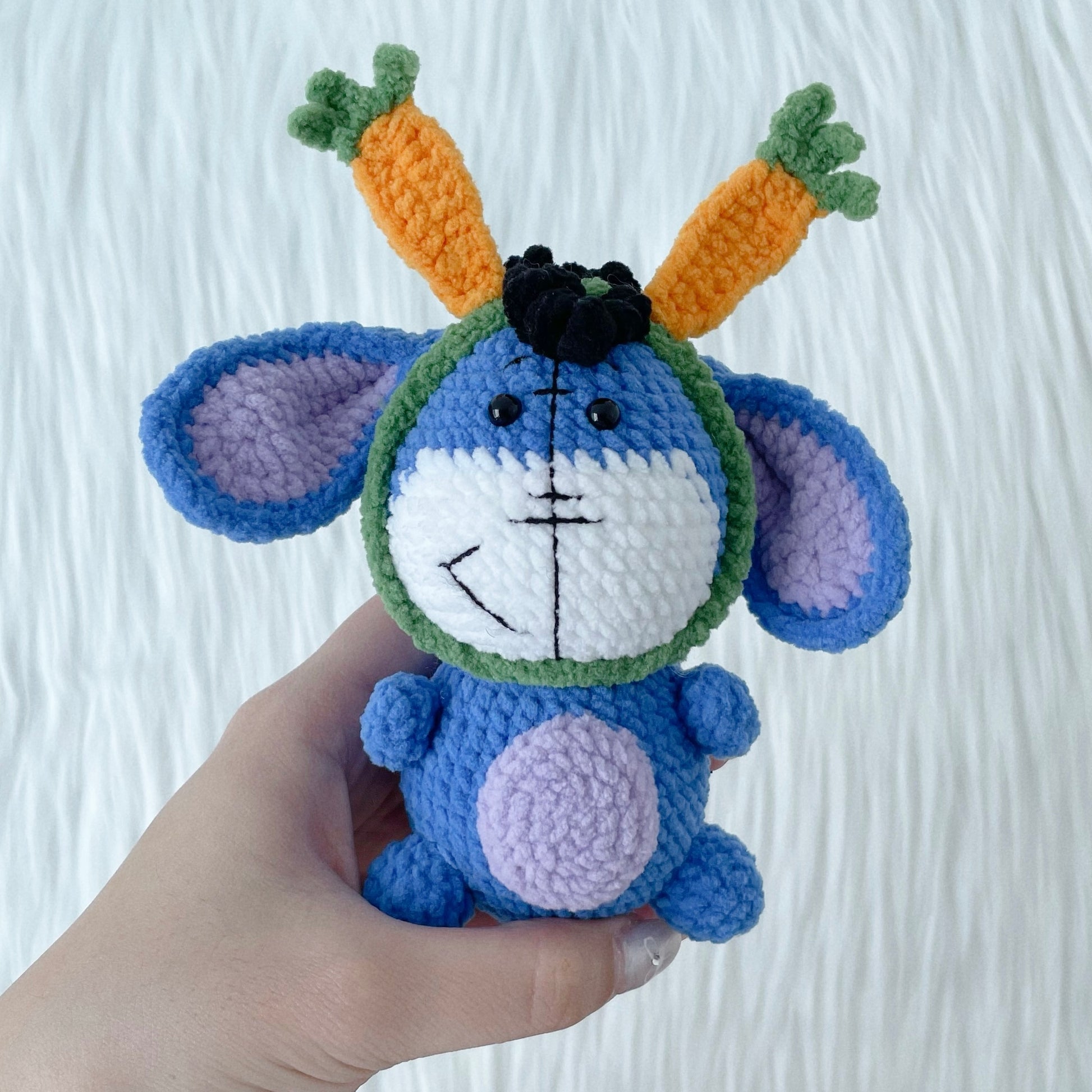 singapore handmade crochet winnie the pooh family cartoon character amigurumi eeyore