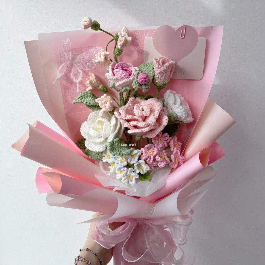 singapore omakase handicroft surprise crochet flower bouquet for all occasions