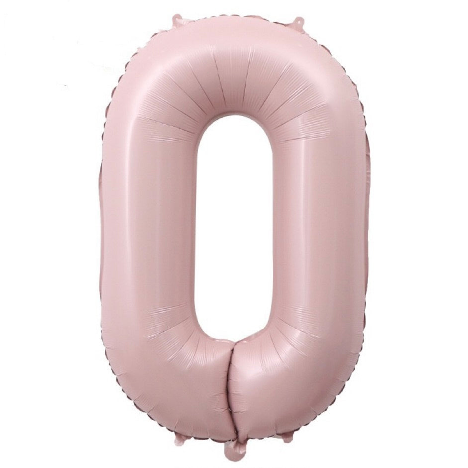 40inch number foil balloons - baby pink [HELIUM] 🌸🌷🎀