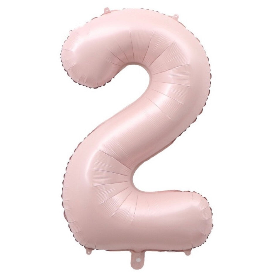 40inch number foil balloons - baby pink [HELIUM] 🌸🌷🎀