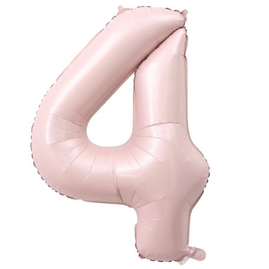 40inch number foil balloons - baby pink [HELIUM] 🌸🌷🎀