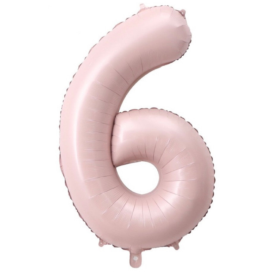 40inch number foil balloons - baby pink [HELIUM] 🌸🌷🎀