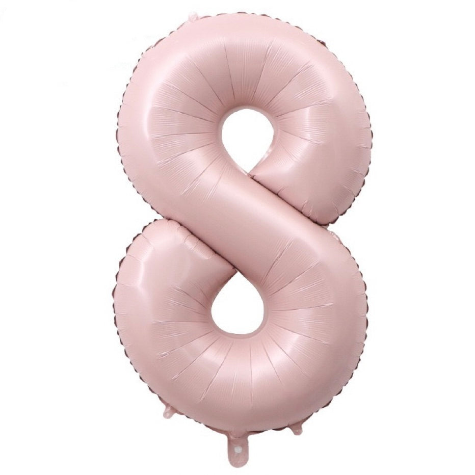 40inch number foil balloons - baby pink [HELIUM] 🌸🌷🎀